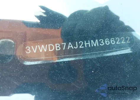 2017 Volkswagen Jetta 1.4T Se from USA, damaged, VIN 3VWDB7AJ2HM366222